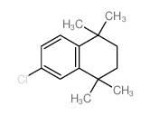 Naphthalene,6-chloro-1,2,3,4-tetrahydro-1,1,4,4-tetramethyl-结构式