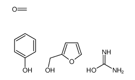 formaldehyde,furan-2-ylmethanol,phenol,urea Structure