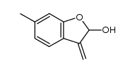 (+)-2,3-Dihydro-6-methyl-3-methylenebenzofuran-2-ol结构式