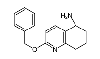 (5S)-2-phenylmethoxy-5,6,7,8-tetrahydroquinolin-5-amine结构式