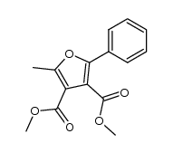 2-methyl-5-phenylfurandicarboxylic acid dimethyl ester Structure