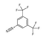 3,5-bis(trifluoromethyl)benzenediazonium结构式