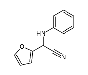 2-(furan-2-yl)-2-(phenylamino)acetonitrile结构式