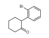 α-(o-bromophenyl)cyclohexanone Structure