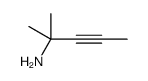 2-Methyl-3-pentyn-2-amine Structure