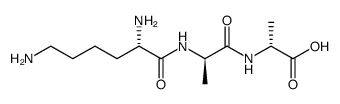 lysyl-alanyl-alanine结构式