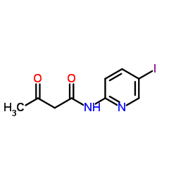 N-(5-Iodo-2-pyridinyl)-3-oxobutanamide Structure