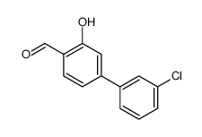 4-(3-chlorophenyl)-2-hydroxybenzaldehyde Structure