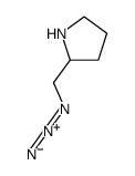 2-(azidomethyl)pyrrolidine Structure