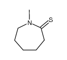 Hexahydro-1-methyl-2H-azepine-2-thione结构式