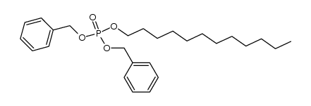 dibenzyl dodecyl phosphate Structure