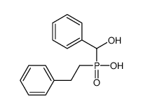 [hydroxy(phenyl)methyl]-(2-phenylethyl)phosphinic acid Structure