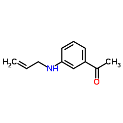 Ethanone, 1-[3-(2-propenylamino)phenyl]- (9CI)结构式
