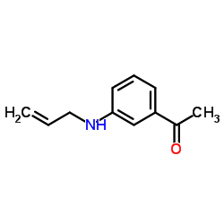 Ethanone, 1-[3-(2-propenylamino)phenyl]- (9CI) Structure