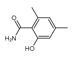 2-hydroxy-4,6-dimethyl-benzoic acid amide Structure