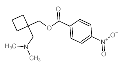 [1-(dimethylaminomethyl)cyclobutyl]methyl 4-nitrobenzoate结构式