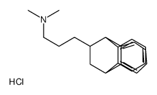 3-(9,10-dihydro-9,10-ethanoanthracen-11-yl)-N,N-dimethylpropan-1-amine hydrochloride Structure