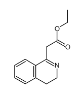 ethyl 3,4-dihydroisoquinoline-1-acetate Structure