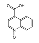 1-oxidoquinolin-1-ium-4-carboxylic acid结构式