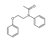 N-(2-phenoxyethyl)-N-phenylacetamide结构式