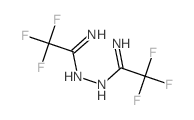 2,2,2-Trifluoro-N-(2,2,2-trifluoroethanimidoyl)ethanimidohydrazide结构式