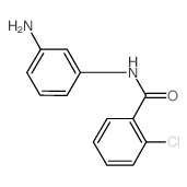 N-(3-Aminophenyl)-2-chlorobenzamide结构式