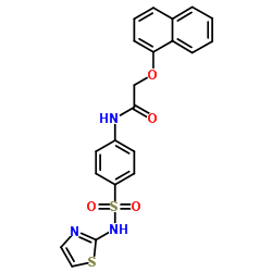 2-(1-Naphthyloxy)-N-[4-(1,3-thiazol-2-ylsulfamoyl)phenyl]acetamide Structure