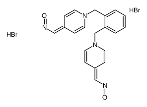 oxo-[[1-[[2-[[4-(oxoazaniumylmethylidene)pyridin-1-yl]methyl]phenyl]methyl]pyridin-4-ylidene]methyl]azanium,dibromide结构式