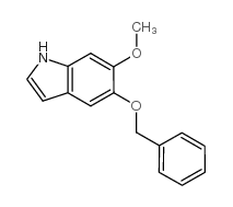 5-Benzyloxy-6-methoxyindole Structure