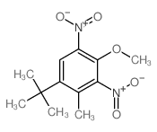2-methoxy-4-methyl-1,3-dinitro-5-tert-butyl-benzene Structure