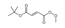 tert-butyl 4-methylperoxy-4-oxobut-2-enoate Structure