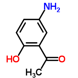 5-氨基-2-羟基苯乙酮结构式