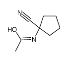 N-(1-cyanocyclopentyl)acetamide结构式