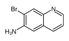 6-Quinolinamine,7-bromo-(9CI)结构式