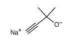 sodium salt of 1,1-dimethylpropynol Structure