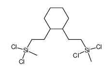 1,2-Bis-(methyldichlorsilyl)-diethylcyclohexan Structure