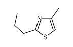 4-Methyl-2-propylthiazole结构式