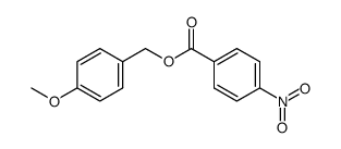 4-Nitrobenzoic acid 4-methoxybenzyl ester Structure