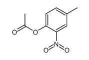 4-methyl-2-nitrophenyl acetate Structure