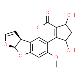 Aflatoxicol H1结构式