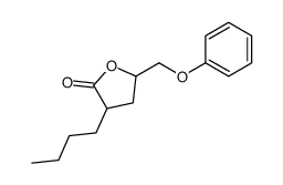 3-butyl-5-(phenoxymethyl)oxolan-2-one Structure
