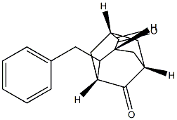 4-(Phenylmethyl)tricyclo[3.3.1.13,7]decane-2,6-dione structure