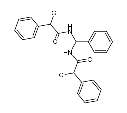 bis-(2-chloro-2-phenyl-acetylamino)-phenyl-methane结构式
