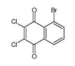 5-bromo-2,3-dichloronaphthalene-1,4-dione结构式