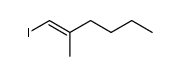 (E)-1-Iodo-2-methyl-1-hexene Structure