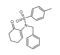 N-benzyl p-toluenesulfonamido-2 cyclohexene-2 one结构式