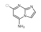 5-氨基-7-氯咪唑并[1,2-a]嘧啶结构式