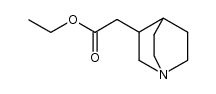 ethyl 1-azabicyclo[2.2.2]oct-3-ylacetate结构式