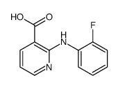 2-[(2-FLUOROPHENYL)AMINO]NICOTINIC ACID structure