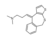 N,N-dimethyl-3-thieno[2,3-c][2]benzothiepin-4(9H)-ylidenepropylamine structure